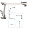PDPBath Brass 16 Inch Shower Head Extension Arm, Upgrade Flexible