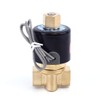 SNS AC110V 1/4" NPT Brass Electric Solenoid Valve Normally Open