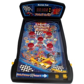 Trisquirrel Pinball Machine, Electronic Tabletop Pinball Game, 16.5 Inch Table Pinball with Lights & Sounds, LED Digital Scoreboard- Suitable for Age 8+ to Adults