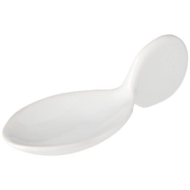 Restaurantware-4 Inch Porcelain Tasting Spoons, 10 Fish Shape Porcelain Spoons - Microwave-Safe, Oven-Safe, White Tasting Spoon, Chip-Resistant, For Tastings Or Individual Portions