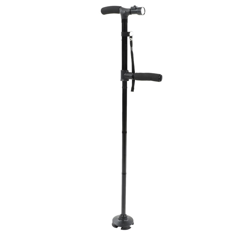 Folding Walking Cane with LED Light Anti Slip Bottom 360