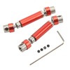 2PCS Front Rear Center Drive Shaft Aluminum Alloy Wear Resistant
