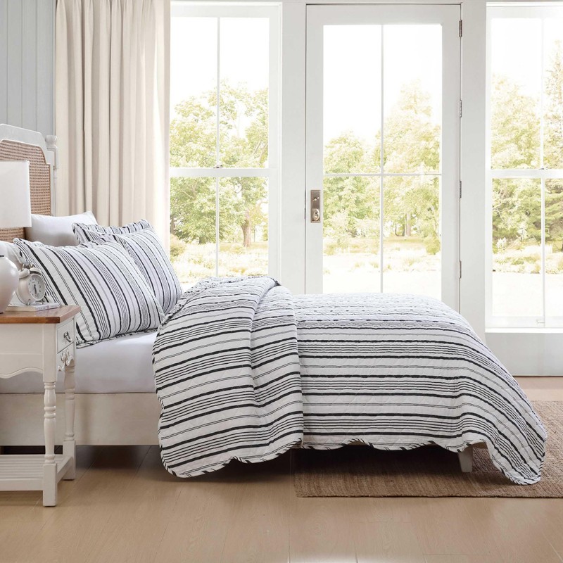 Laura Ashley - Quilt Set, Super Soft & Prewashed Bedding