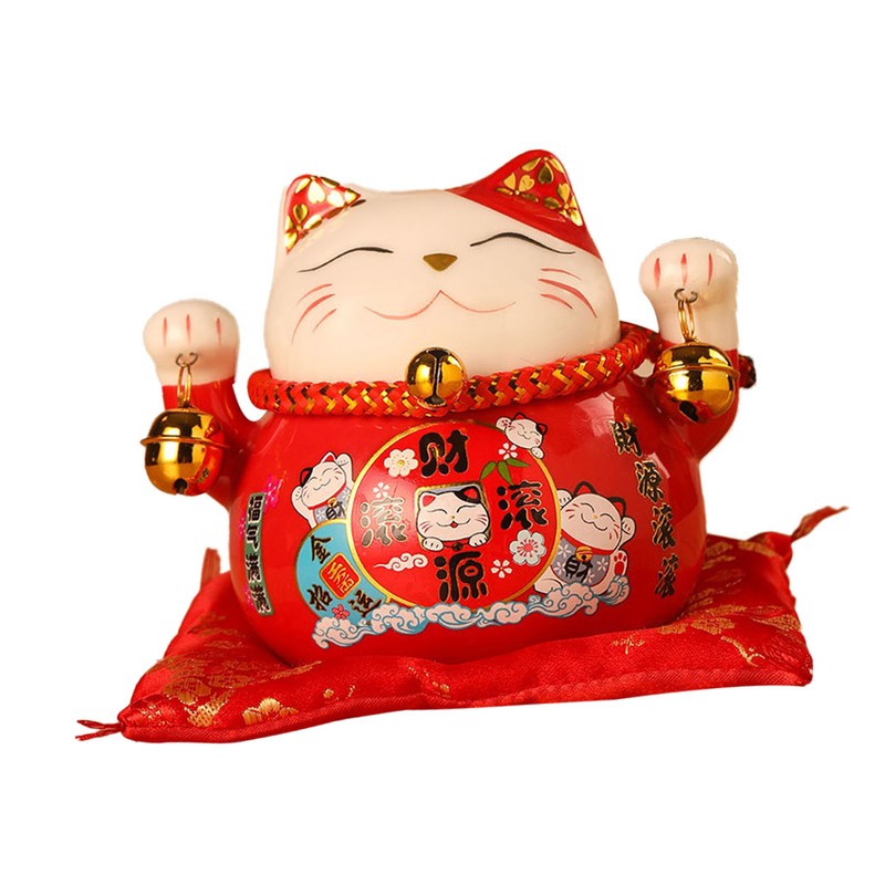 Lucky Cat Coin Bank 4.5in Exquisite Cute Bring Luck Good