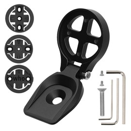 kwmobile Mount Compatible with Garmin Edge/Bryton Rider/Wahoo Mount - Bicycle Mount - Bicycle Mount Stem for Bicycle Computer - Black