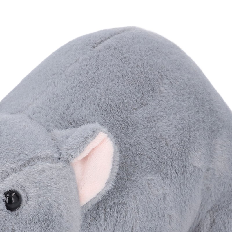Plush Mouse Toy Funny High Simulation Gray Stuffed Mouse Animal