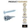 SEQUAL® Metal Driva Plasterboard Fixings & Screws (Pack of 50),