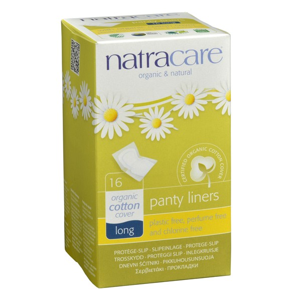 Natracare Organic & Natural Panty Liners Long 16 Counts