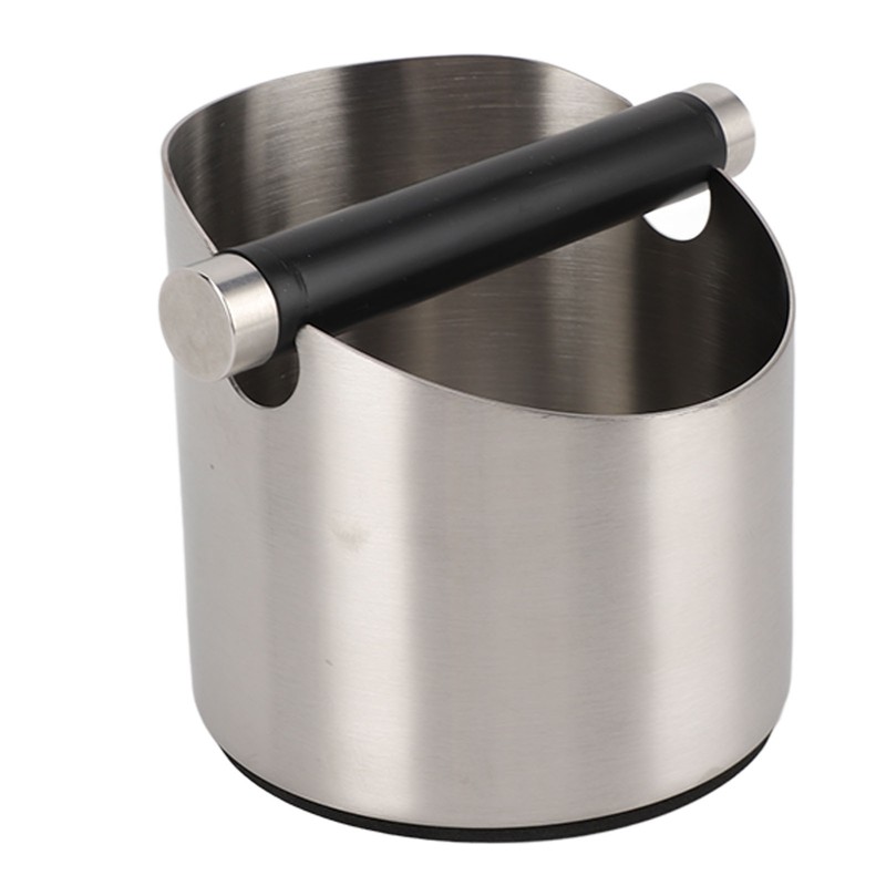 Stainless Steel Coffee Grounds Knock Box Coffee Knock Box with