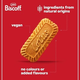 Lotus Biscoff  Galleta Caramelizada  Ingredientes de Origen Natural  Vegano  Sin Colorantes ni Aromas Aadidos 125g                                    