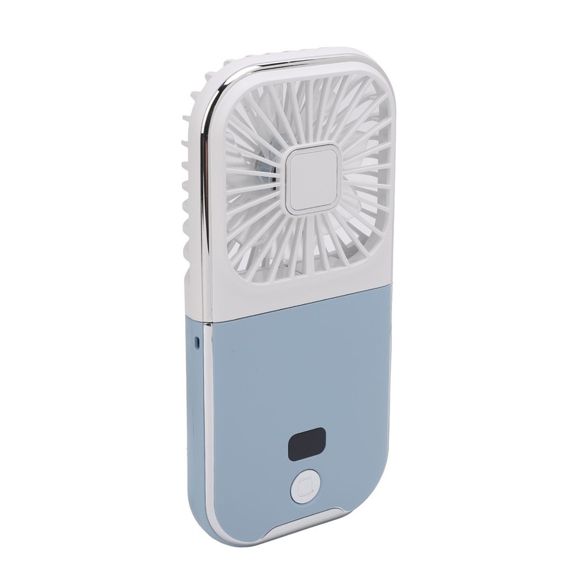 Foldable Necklace Fan Folding Digital Desktop Mobile Phone Holder Small
