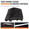 Happybuy 4 Passenger Golf Cart Cover, 600D Polyester, Universal Fit,