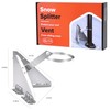 Snow Splitter for Chimneys. Lifetime Protection for 2-5" Wood Stove