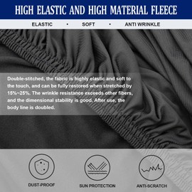 OEMASSIVE for Ford Mustang Car Cover Indoor,Stretch Satin Indoor Car Cover for Mustang,Dust-Proof Protection Breathable Full Ford Mustang Indoor Car Cover with Luxury Storage Bag,Black