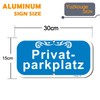 2 x Private Parking Sign - 12" x 6" -