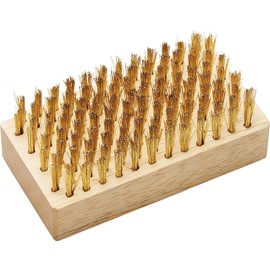 UNIX UWN9883 Skiing and Snowboarding Brush for Skiing and Snowboarding, High Quality Bronze Brush, Wooden Handle