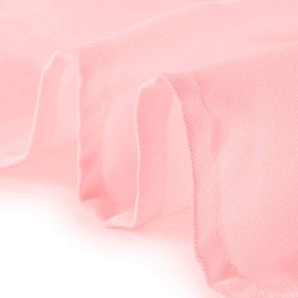 WedDecor 20 Inch Pink Cotton Polyester Table Napkin for Home, Hotel, Dinning, Wedding, Banquet, Party, Events, Hemmed Edges Lightweight & Machine Washable, 10pcs