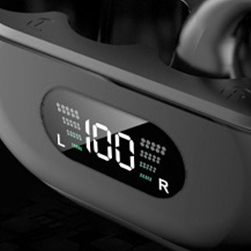 Bluetooth Earbuds Bone Conduction Open Ear Intelligent Digital Display Ergonomic