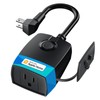 meross Outdoor Dimmer Plug, Smart Outdoor Plug Works with Apple