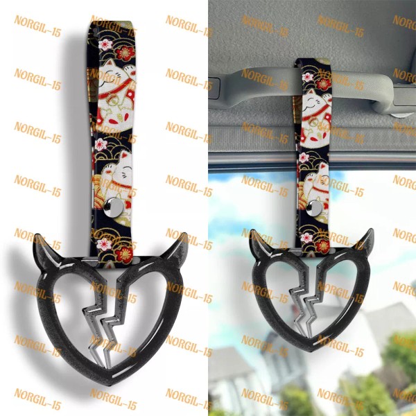 Unbranded Crystal Devil Broken Heart TSURIKAWA BK Ring Car Bus