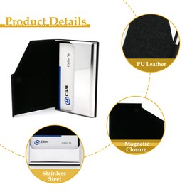 CiciIng Business Card Holder, black, Formal