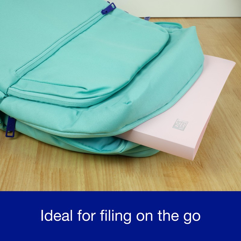 Oxford 5 Pack Flexible A4 Pastel Ring Binders, 20mm Flexi