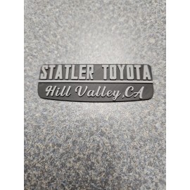 Toyota STATLER TOYOTA PICKUP 80'S DEALERSHIP TAILGATE EMBLEM "Back To The Future"