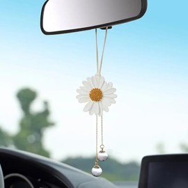 Funny Swinging Duck Car Mirror Hanging Ornament - Cool Automotive Rearview Mirror Accessories for Men Women Teens, Cute Truck Car Gifts Pendant Charm Decor (AC)
