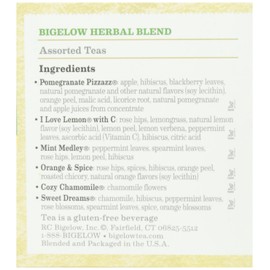 Bigelow Herbal Teas Six Flavor Assortment, 18 bags