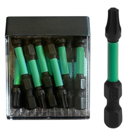 PAYA TOOLS T25 Security Bit Set,Tamper Proof Torx Bit Set,Impact Driver Bit Set,1/4” Hex-Shank S2 Steel Mini Star Bits Set (2” 20-pack)