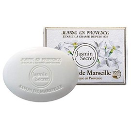 Jeanne en Provence Jasmine Secret Marseille Solid Soap, 3.5 oz (100 g) x 3 Boxes
