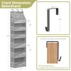 STORAGEIDEAS Over Door Organizer with 6 Extra Large Pockets 12