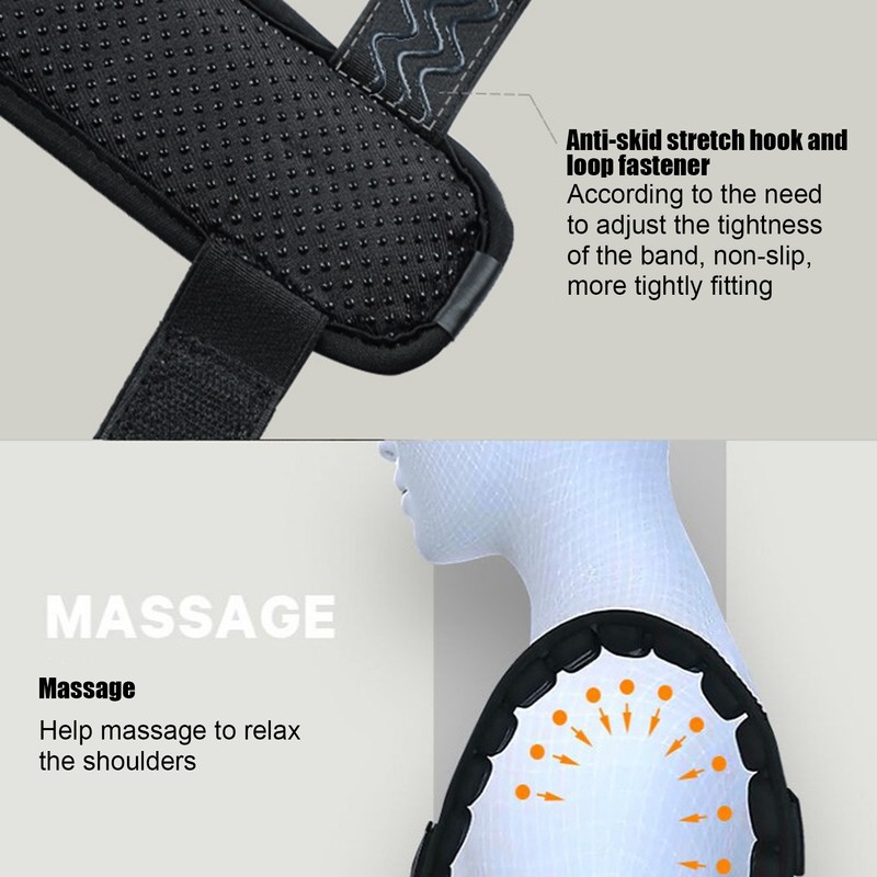 2Pcs Shoulder Strap Pad Anti Gravity Non Slip Backpack Decompression