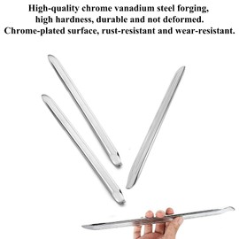 Intckwan Set of 4 Mounting Irons, 30 cm Bicycle Tyre Levers, Tyre Changer Lever Made of High-Strength Steel, Tyre Assembly Tool for Motorcycle, Bicycle, Trolley, Scooter