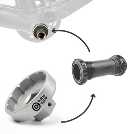 Optio Cycle Bottom Bracket Tool – Centrelock Wrench for 12-notch SRAM DUB, Race Face Cinch, Rotor BSA30 | Bicycle Bottom Bracket Removal Tool