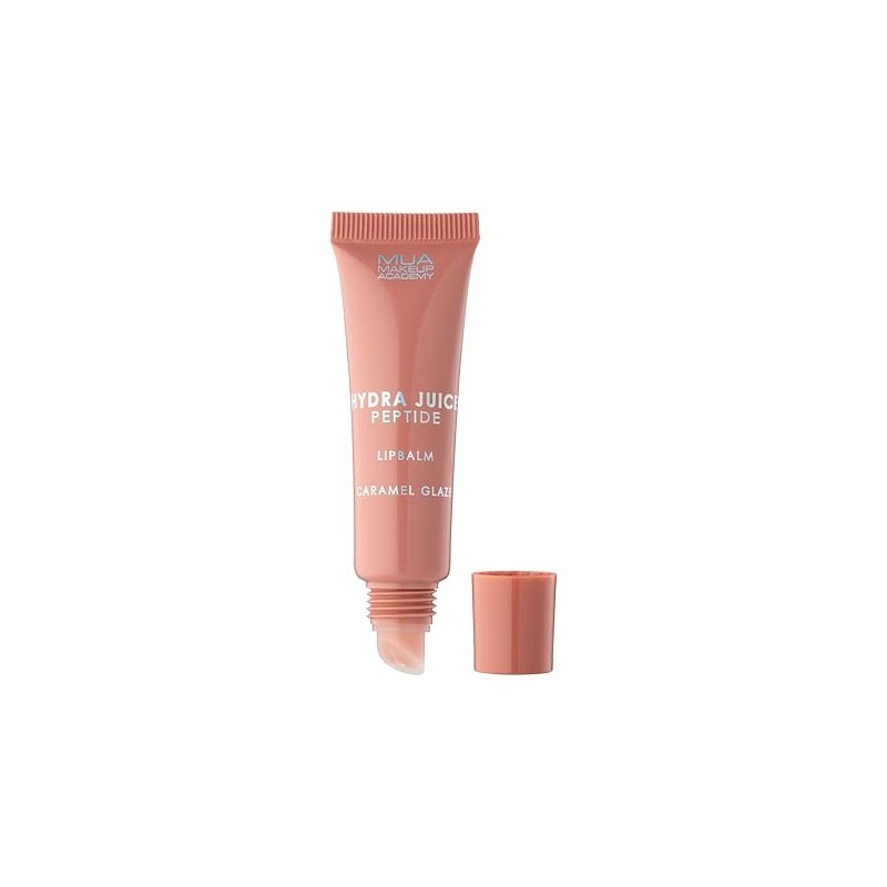MUA Hydra Juice Peptide Lip Balm, Caramel Glaze (Pack of