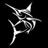 Marlin Fish Swordfish Sticker Decal Funny Sticker for Car Truck