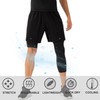 LANDUNSI 2 Pack One Leg Compression Tights for Basketball Mens