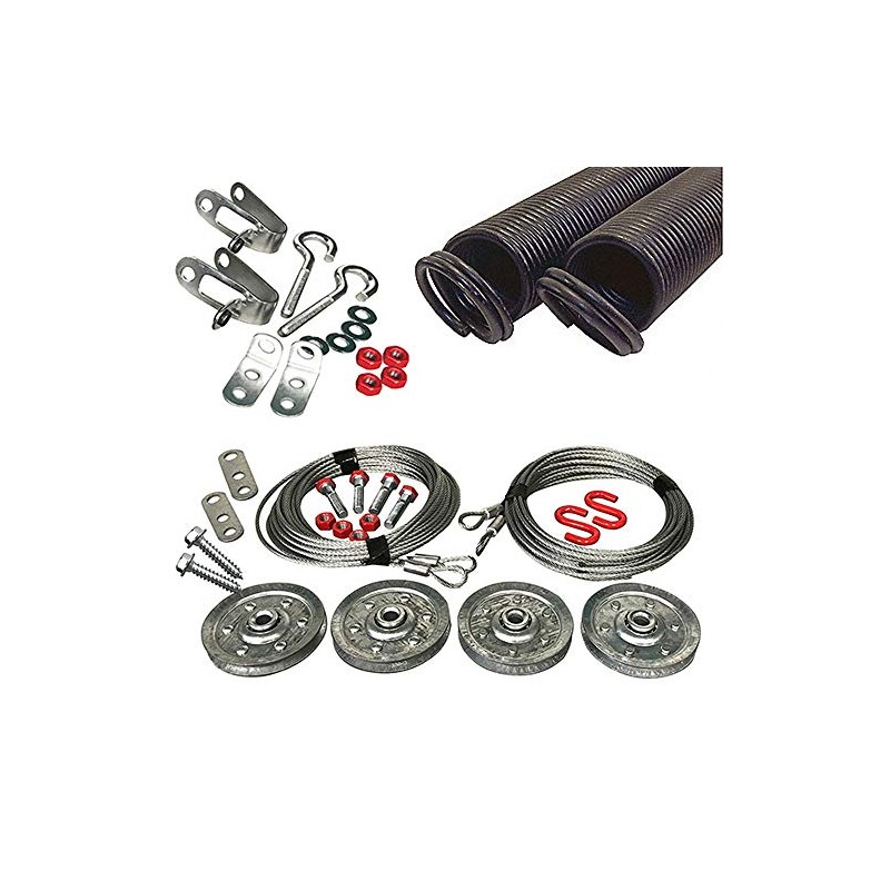 Garage Door Extension Springs PRO-KIT Double Looped for 7' High