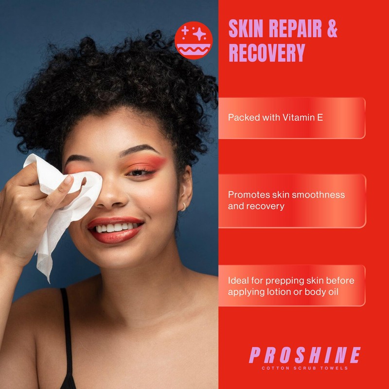 Proshine By CDM Cotton Scrub Towels