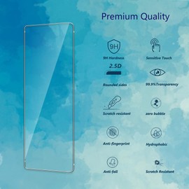 QZJinch [3+3 Pack Screen Protector for HONOR 200 Smart 5G,Scratch Resistant,2.5D curved edges,9H Hardness,HD Clear，Case Friendly