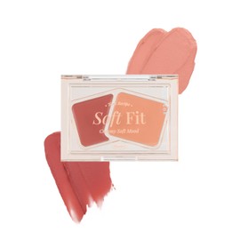 FORENCOS Soft Fitting Cream Blusher (01 Apricot Milk), Cream Cheek, Cheek, Forencos, Domestic Delivery, Korean Cosmetics, Soft Fitting Cream, Blusher, Korean Cosmetics