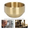 Men Beard Soap Bowl Ti Plated Foaming Cream Bowl Facial