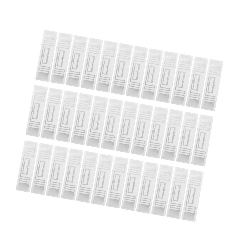 100pcs UHF RFID Labels 860‑960MHz UR108 Chip Reusable Electronic Tag