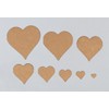 Rayher Heart Cutting Dies with Stitching on the Edge, Set