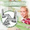 Set of 2 Hinges for Fridge Door Handle with Original