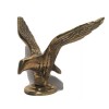 Vintage 3" Small Solid Brass Soaring Flying Eagle Figurine Statue