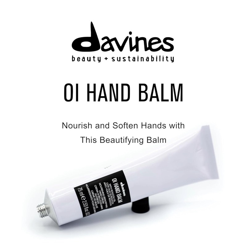 Davines OI Hand Balm, Antioxidant-Rich Nourishment, For All Skin Types,