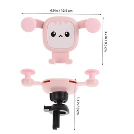 FUNOMOCYA Animal Car Phone Mount Holder Gravity Sensing Air Vent Cradle for Easy Navigation Secure Setup Fit for All Smartphones
