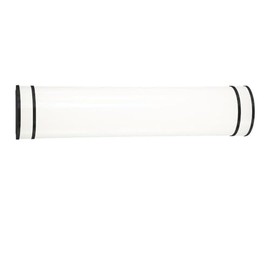 Minka Lavery 6411-66A-L Vantage Vanity White PC LED Wall Sconce, 1-Light 28 Watt, 6" H x 24" W, Coal